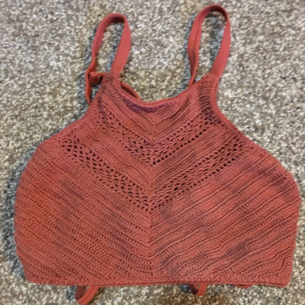 High neck bikini top